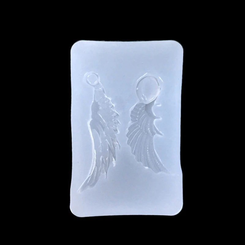 

Wing Shape Silicone Mold Pendant Necklace Earrings Hair Ring Clay UV Epoxy Resin