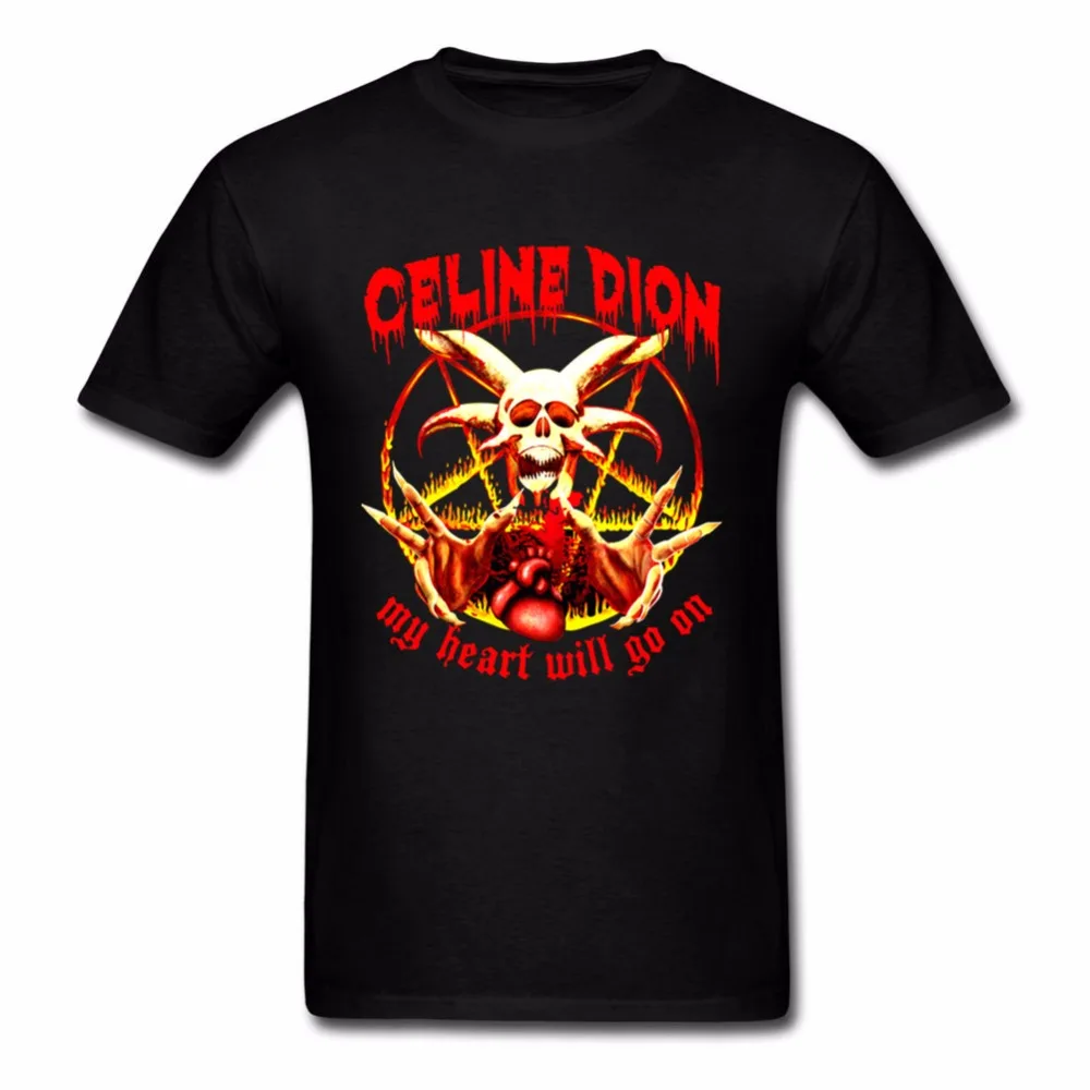 My Heart Will Go on Metal Shirt T Shirt Crazy Men's T shirts Cotton