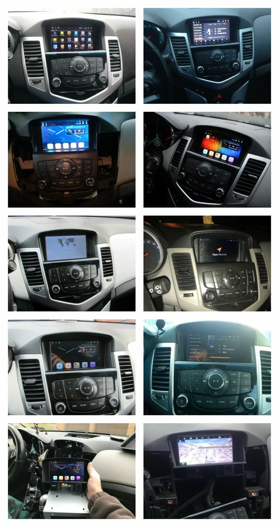 Excellent Infidnavi ZLKLZ7060  Android 7.1 car dvd radio player For Chevrolet Cruze 2008 2009 2010 2011 2012 car dvd gps stereo player 6