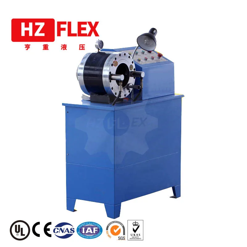 Manufacture 380v 3kw 51mm HZ-50D multi-function automatic pipe fitting industry Hydraulic Horizontal Hose Crimping Machine