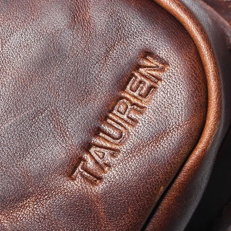  New High Quality Vintage Casual Crazy Horse Leather Genuine Cowhide Men Chest Bag Small Messenger B