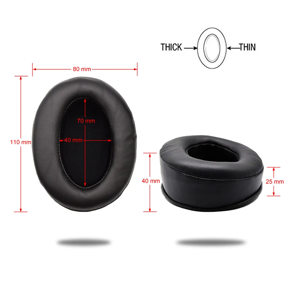 Угловая пенопластовая Earpad подходит для больших накладных наушников AKG HifiMan ATH Philips