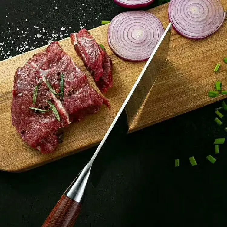 de cozinha cutelo filetagem corte faca de açougueiro largo