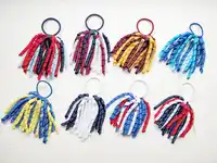 50ピースヘアアクセサリー女の子oa-korkerポニーテールカールタッセルkorkerリボン吹流しで弓弾性ヘアピンpd002