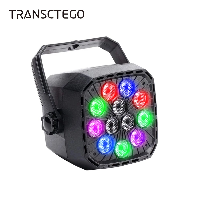 

12 LED Par Light Stage Disco Light Laser RGBW Auto Master DMX 512 Wall Lighting DJ for Xmas Club Disco Par Party Lamp Spotlight