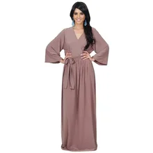 JSMY 2019 New Summer Fashion Women Solid Color Middle East Splicing Large Size Dress Long Dress