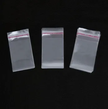 

300pcs/lot-8.5*14cm Clear Resealable Cellophane/BOPP/Poly Bags Transparent Opp Bag storage Plastic Bags Self Adhesive Seal