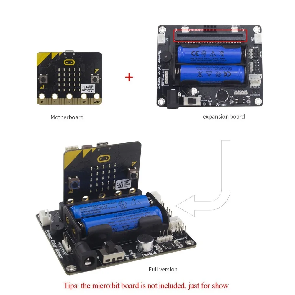 LOBOT Microbit Extension Board Scratch & Python Programming without