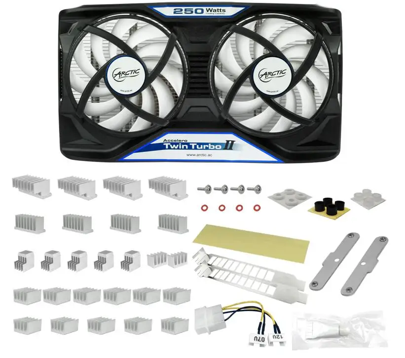 Кулер видеокарты для R9 380 370X 285 270 R7 370 GTX 980 970 960|accelero twin turbo|accelero turbo iivideo card coolers |