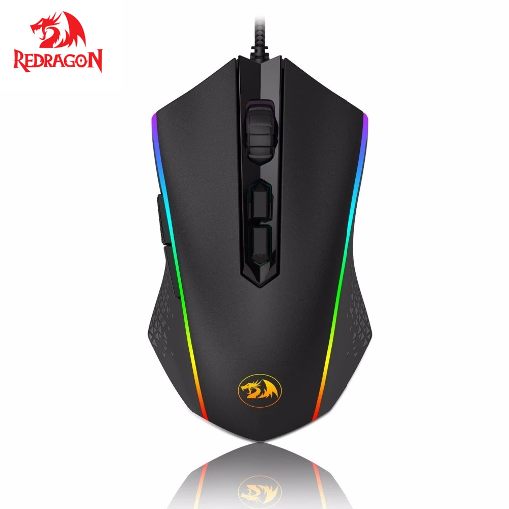 Игровая мышь Redragon USB RGB светодиодный с подсветкой 10000 DPI программируемая