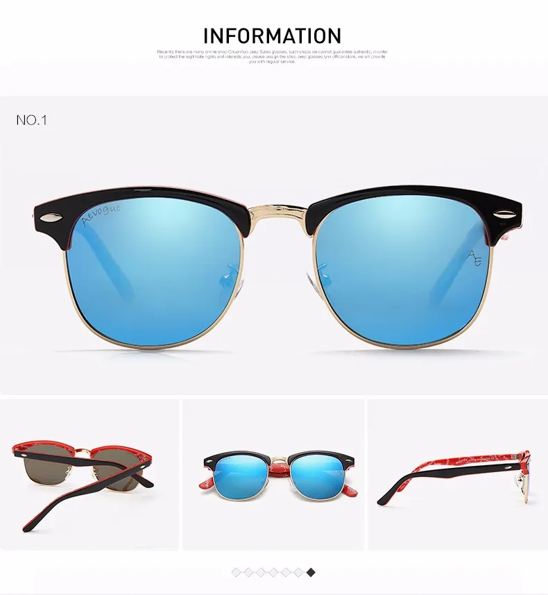AEVOGUE, поляризационные солнцезащитные очки, мужские, Ретро стиль, с заклепками, высокое качество, Полароид, линзы, Летний стиль, фирменный дизайн, унисекс, солнцезащитные очки, CE 0369