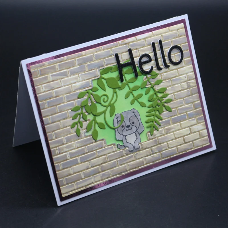 

2019 new color scrapbook point design DIY paper-cutting mold scraping plastic embossed folder