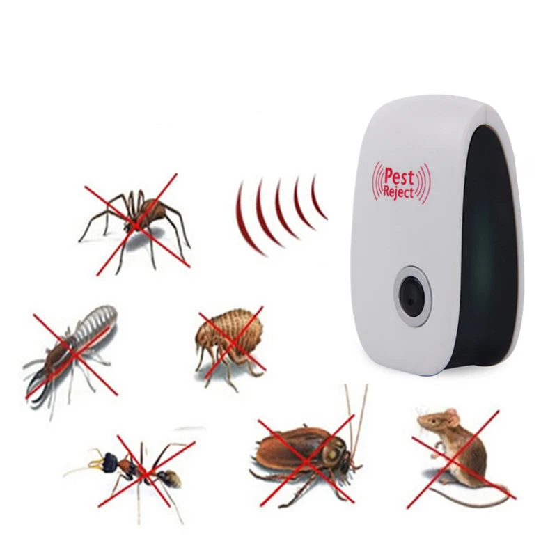 

5W EU Plug Electronic Ultrasonic Anti Mosquito Pest Reject Insect Repeller Rat Mouse Cockroach Camping Usb killer Repellent