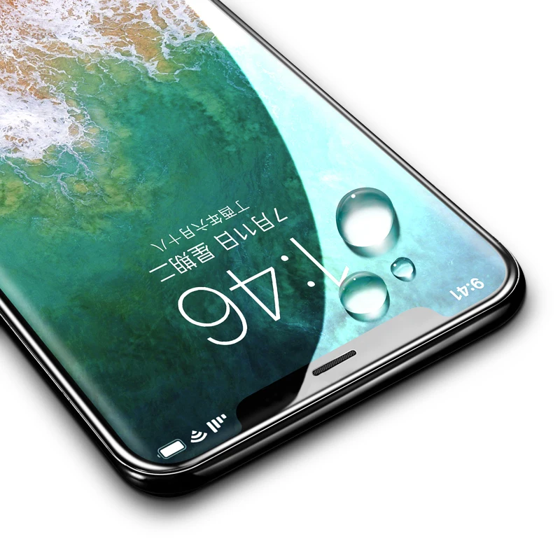 Baseus-3D-Completa-Protezione-Dello-Schermo-Per-iPhone-X-Vetro-Temperato-Ultra-Sottile-Copertura-Completa-Anteriore