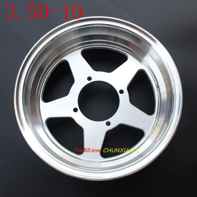 

High performance 3.50-10 aluminum wheel hub10 inch Electric tricycle scooter aluminum wheel hub closed car four wheeled vehicle