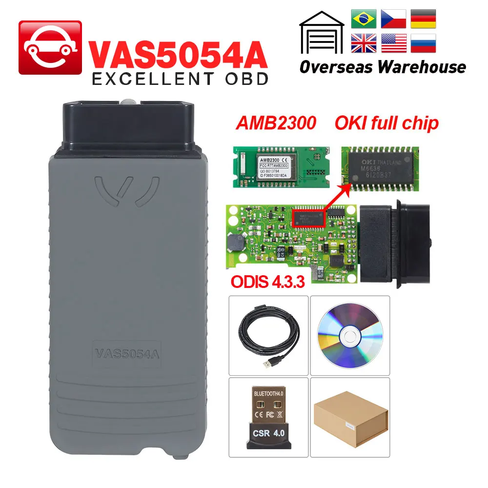 

VAS5054a ODIS v4.3.3 keygen VAS 5054a 5.1.3 OKI full Chip OBD ii scanner auto code reader VAS5054 Bluetooth obd2 diagnostic tool