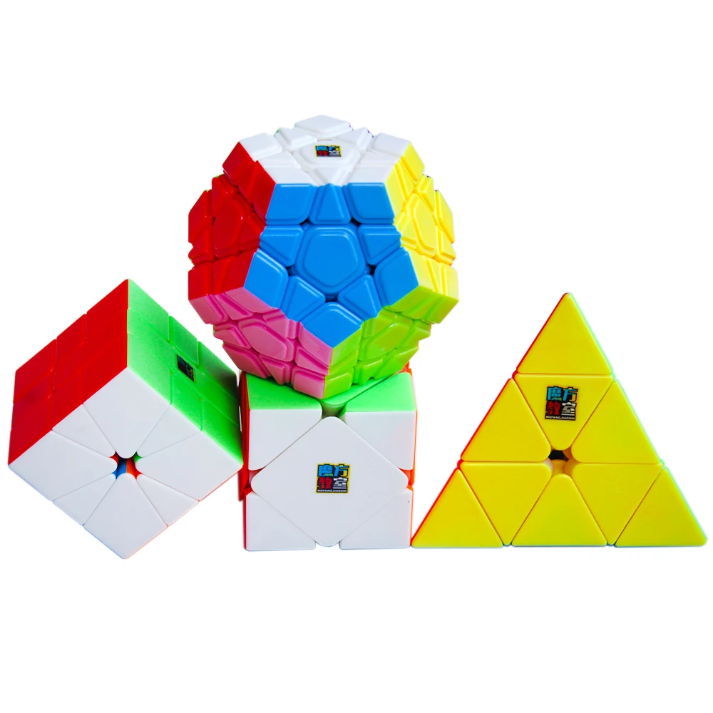 

4pcs/set MoYu's Cubes Triangle 3*3*3 Megaminx 3x3x3x3x3 Skew SQ1 CLASSROOM Games And Puzzles Magic Cube Toys for Children