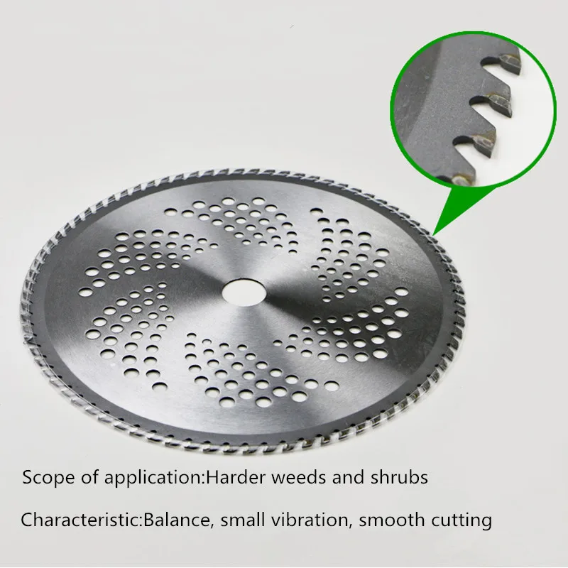 Прочная 40/60 зубная марганцевая сталь Съемная крышка из сплава лезвие газонокосилки круговая Расческа для стрижки пилы для газонокосилки