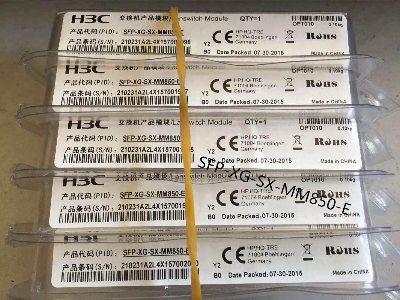 H3C SFP-XG-SX-MM850-E гигабитный мультимодовый оптический модуль 10G 850nm 300 M-E | Компьютеры и