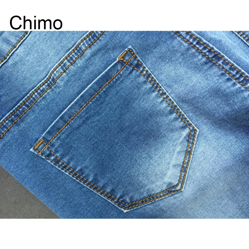 Estiramiento Completa 2018 De Moda Pantalones Vaqueros Ripped Alta Mujeres Cintura Skinny Denim Longitud Hole Pencil qSSOAxB