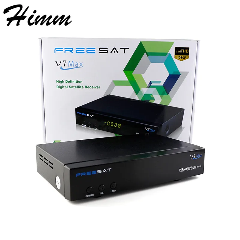 

freesat V7 MAX DVB-S2 Satellite TV Receiver PowerVu auto roll Biss Key Support Youtube CCcam Newcamd Wifi freesat V7 MAX