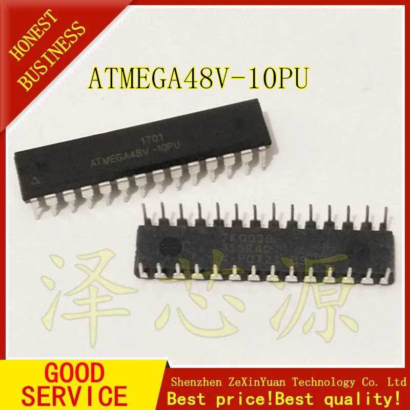 2 шт./лот ATMEGA48V 10PU 10 DIP 28|Аксессуары для батарей и ЗУ| |