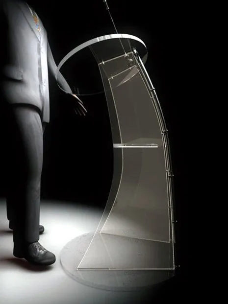 Стойка регистрации дизайн стола для приемной площади Подиум солидный простой и современный встречи учителя мобильный Презентация приема