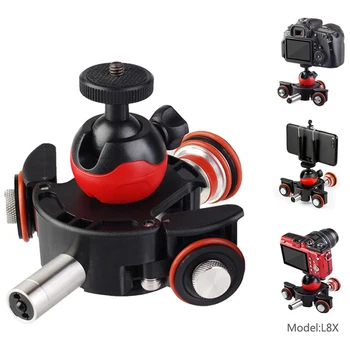 

Hot Camera Video Track Dolly Motorized Electric Slider Motor Dolly Truck for Nikon Canon Dslr Camera Dv Movie Vlogging Gear