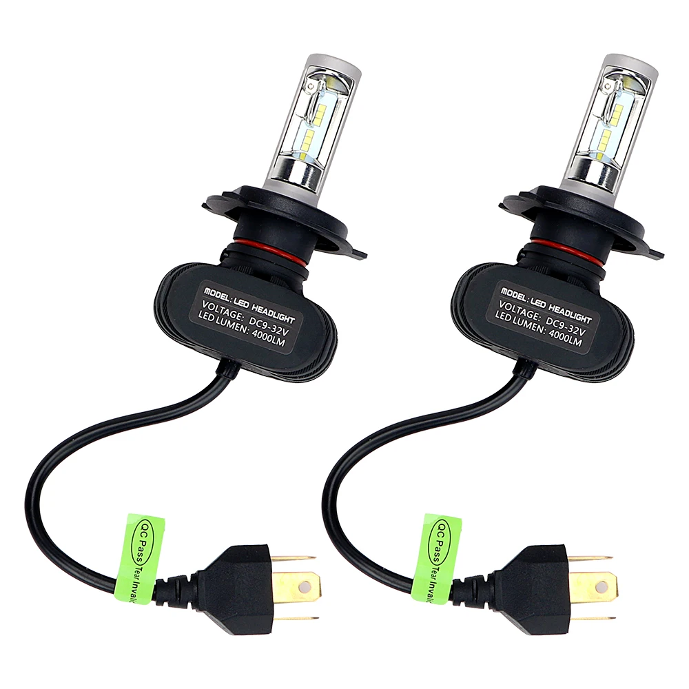 

iTimo 1 Pair LED Car Headlight Head Lamp H4 HB2 9003 Auto Running Light Car-styling Fog Light 50W/set Super Bright