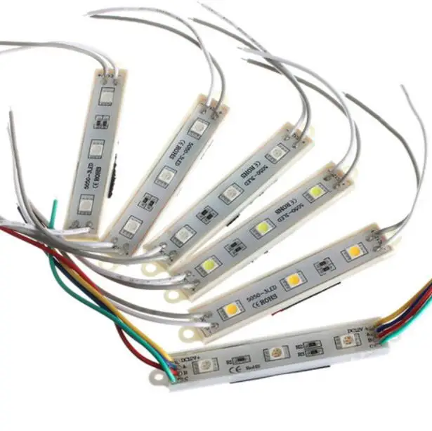 SMD 5050 Светодиодные модули водонепроницаемые IP65 светодиодные DC 12V 3 светодиода