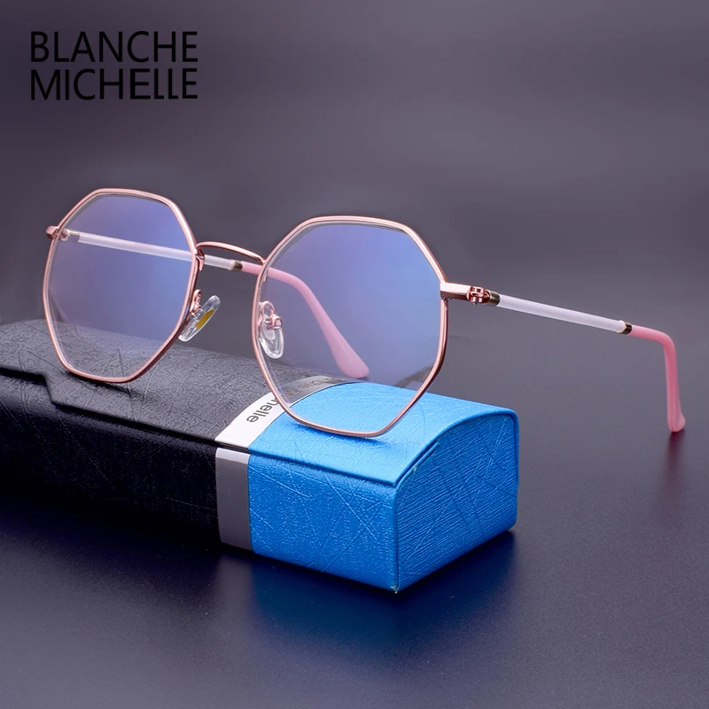 

Blanche Michelle 2019 Fashion Glasses Frames Women Transparent Computer Glasses Frame Eyeglasses Optical Frames With Box