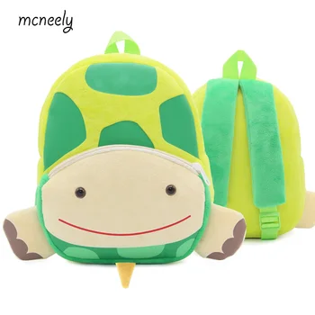 

2-4 Years Old Kindergarten Tortoise Backpacks Baby Girls Boys Cute Schoolbag Plush Backpack Children Cartoon School Bags