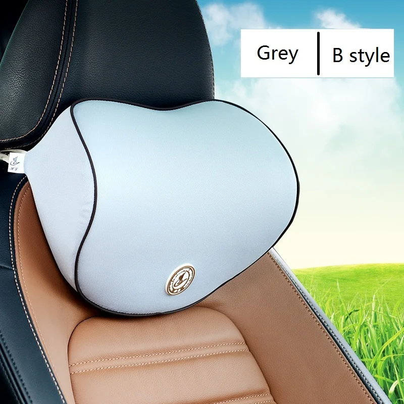 Car Neck Pillow Memory Foam Head Restraint Pillow Auto Headrest