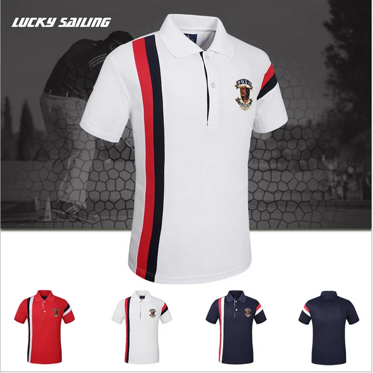 Lucky 2015 marca Hot Summer camisa de Polo del deporte