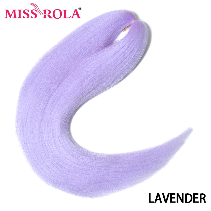 Miss Rola 24 Inches100 g Yaki прямые синтетические волосы для наращивания предварительно растянутые вязанные крючком огромные косы канекалон плетение волос - Цвет: P4/30