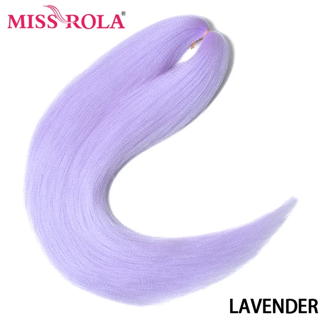 Miss Rola Synthetic Wholesale Bulk 5 Pieces 24 Inch 100g Stretched Jumbo Braiding Hair Kanekalon Pink Twist Braid Hair Extension P4/30