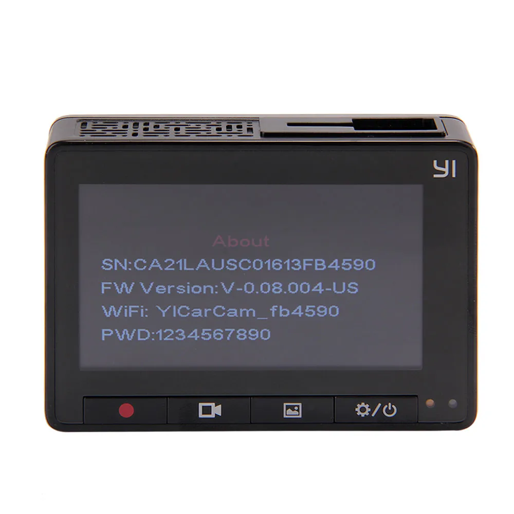 [International Edition] Xiaomi YI Smart Car DVR 165 Degree 2.7\