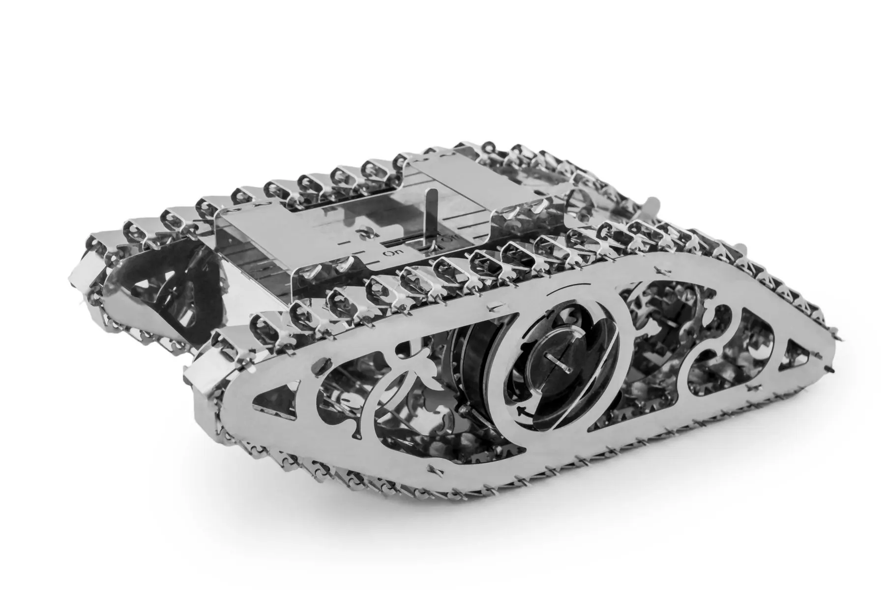 3D DIY металлическая головоломка модель механический Танк управляемый механическим пружинным приводом лазерная резка головоломки Коллекция игрушек подарок друзьям