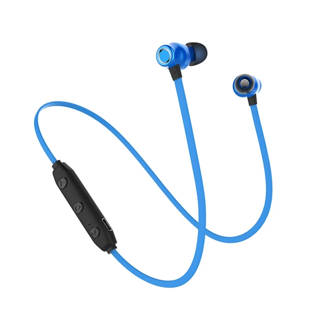 Blue Игровые X5 наушники Bluetooth 5,0 спортивные наушники-вкладыши аудио с микрофоном богатый бас гарнитура для samsung huawei Apple Phone - Цвет: Blue