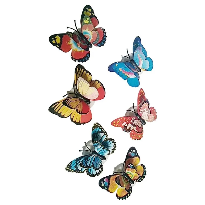 1610pcs Lovely Butterfly LED Night Light Color Changing Light Lamp Beautiful Home Decorative Wall Nightlights 35MR8 (5)