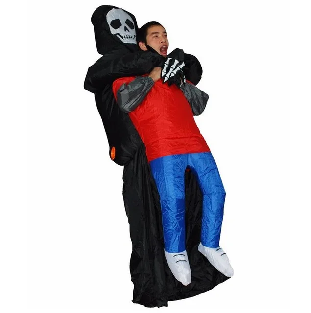 2017 партия надувные Хеллоуин костюм взрослые дети вентилятор T Rex гориллы сумо