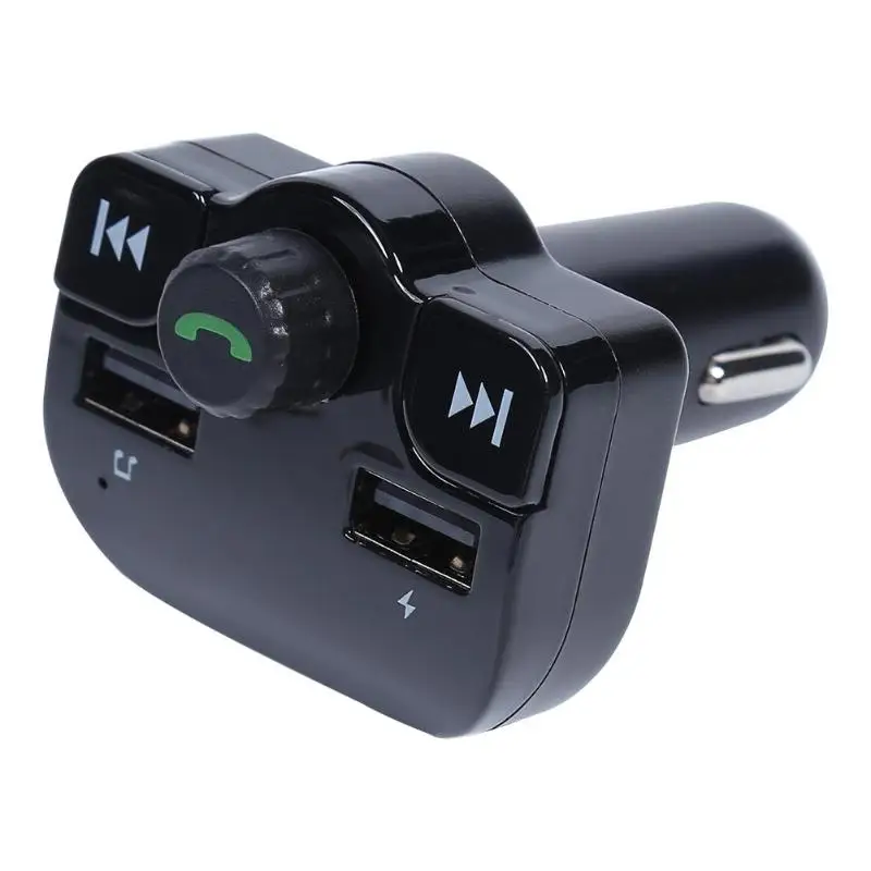 A15 автомобильный комплект громкой связи Bluetooth fm-передатчик Модулятор MP3-плеер USB зарядное устройство индикатор напряжения батареи автомобиля 85X50X45 мм