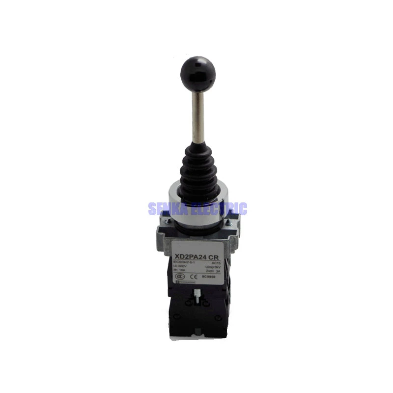 Commutateur Joystick à Verrouillage 4 Positions - Modèle XD2PA14 4NO - Pour Circuits Industriels AC/DC