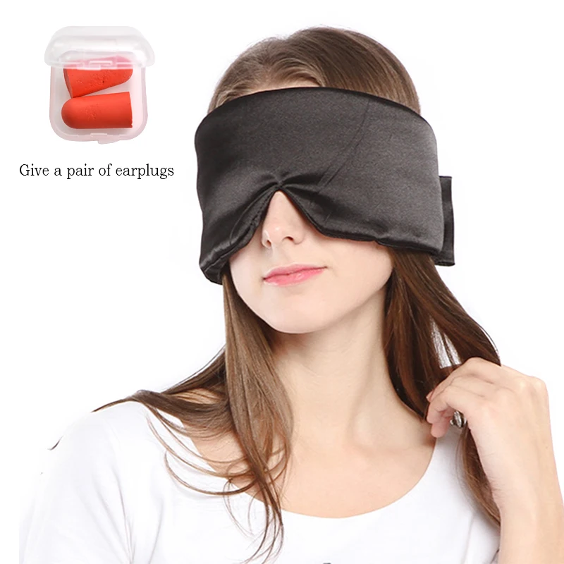

3D Ultra-Soft Breathable Silk Sleeping Eye Mask Memory Sponge Eyeshade Shade Cover Eye Patch Travel Rest Blindfolds Eye Bandage