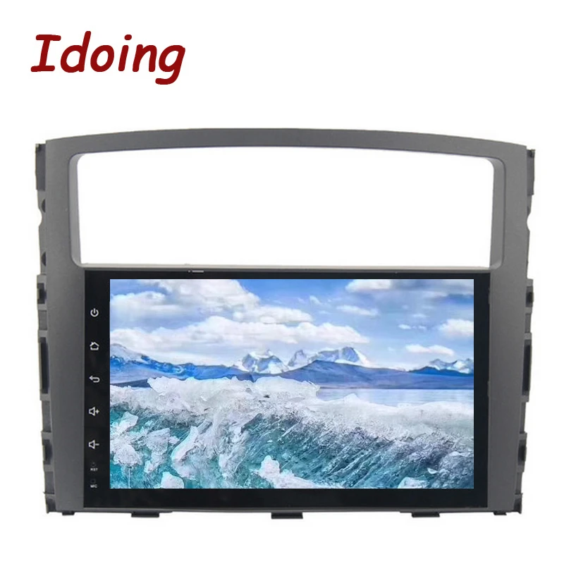 Idoing 1Din 9 &quotAndroid8.0 Автомобильный мультимедийный gps плеер Подходит для MITSUBISHI PAJERO V97