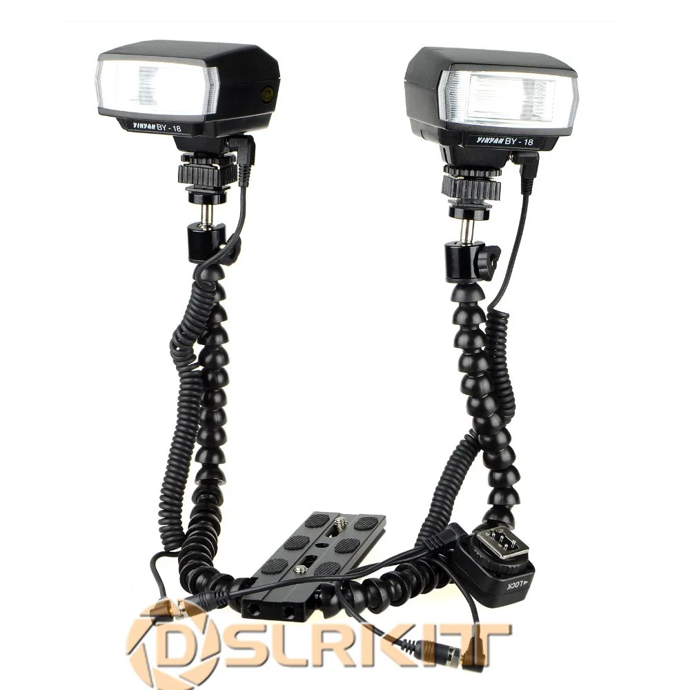 Комплект для макросъемки с двумя кронштейнами и мини вспышкой Nikon|for nikon|mini flashflash