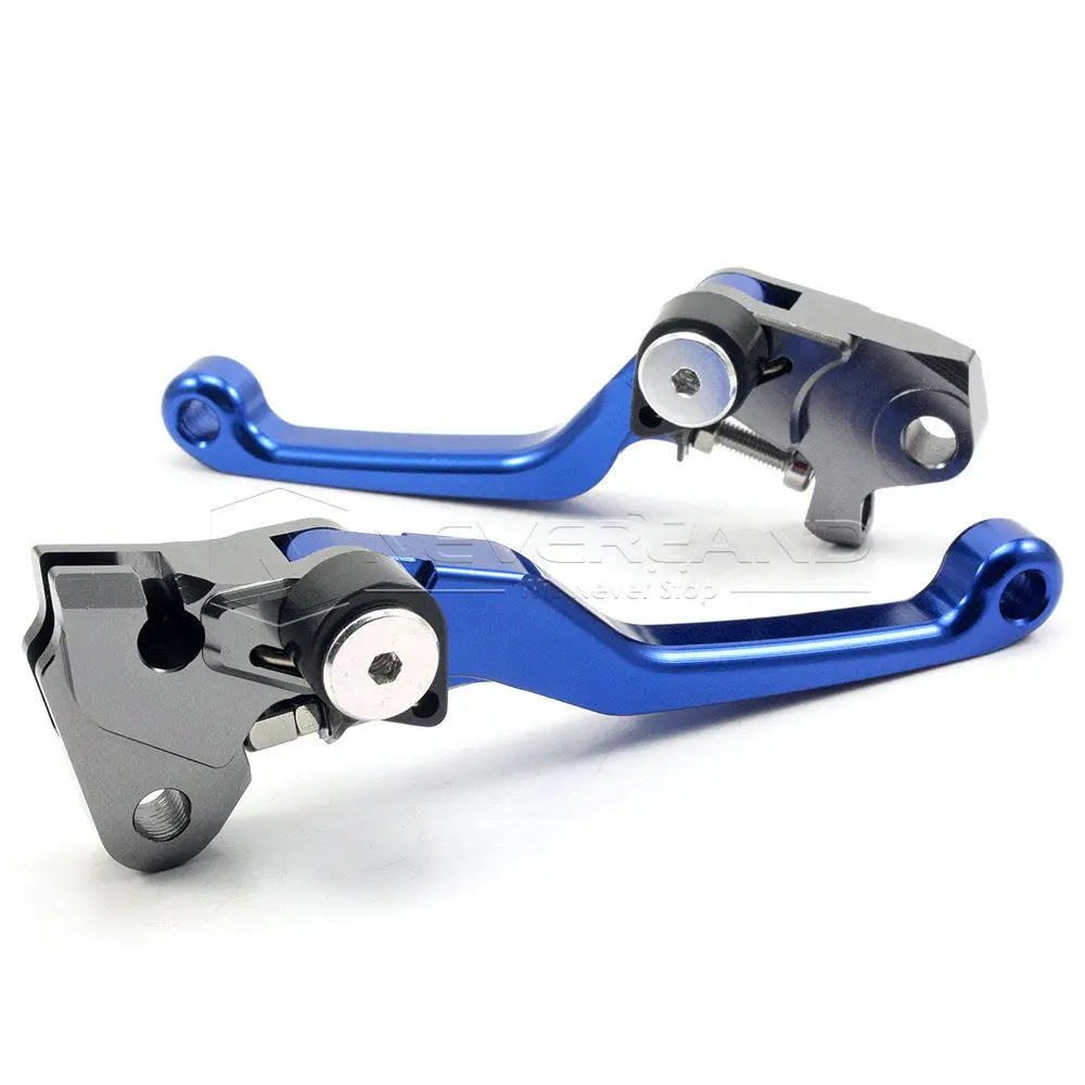 CNC Pivot Brake Clutch Levers for Yamaha YZ125 YZ250 2008 2014 YZ250F