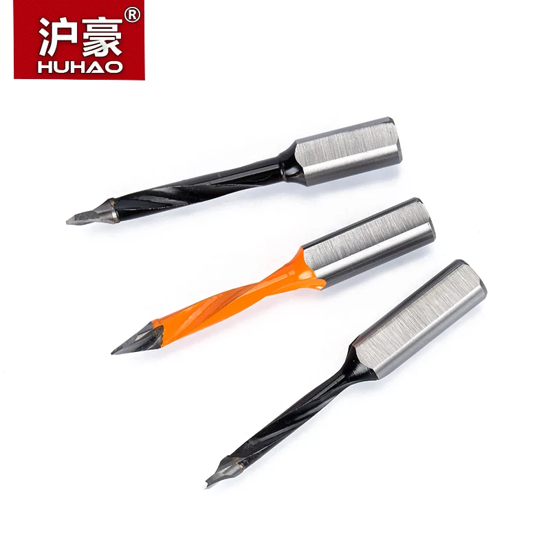 HUHAO 1pc Woodworking Drill Bits Total Length 70mm  Dia. 5-10mm  Router Bit for Making Hole of Wood Carbide Cutting head