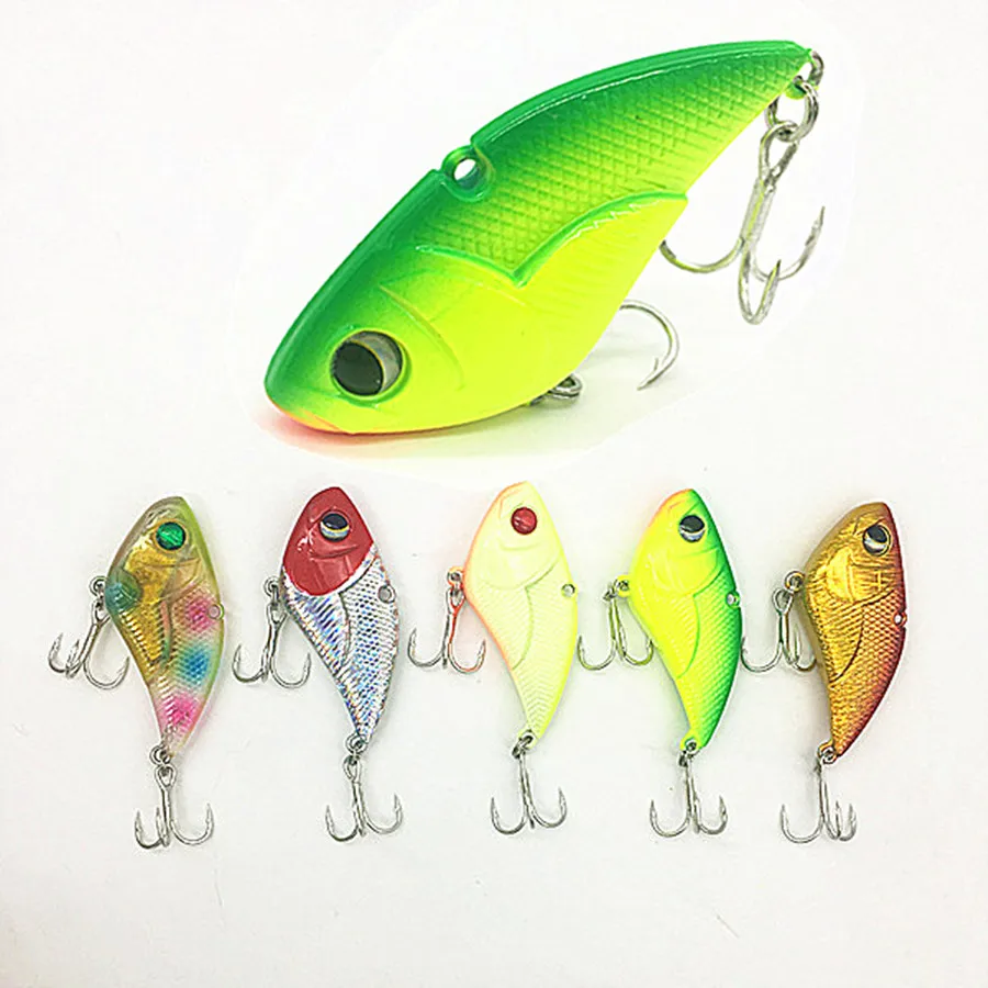 

5.5cm15gLongcast Winter Fishing Bass Lure Hard Bait Sinking VIB Lead Fish Pike Fishing Jerkbait Wobbler Crankbait Pesca Leurre