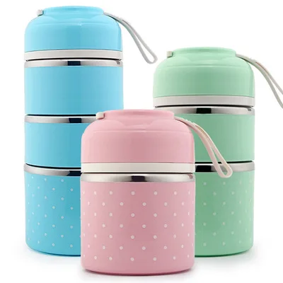 

Thermal Thermos Lunch Box Japanese Stainless Steel Bento Box For Food Soup Container Storage Portable Picnic Camping With Bag
